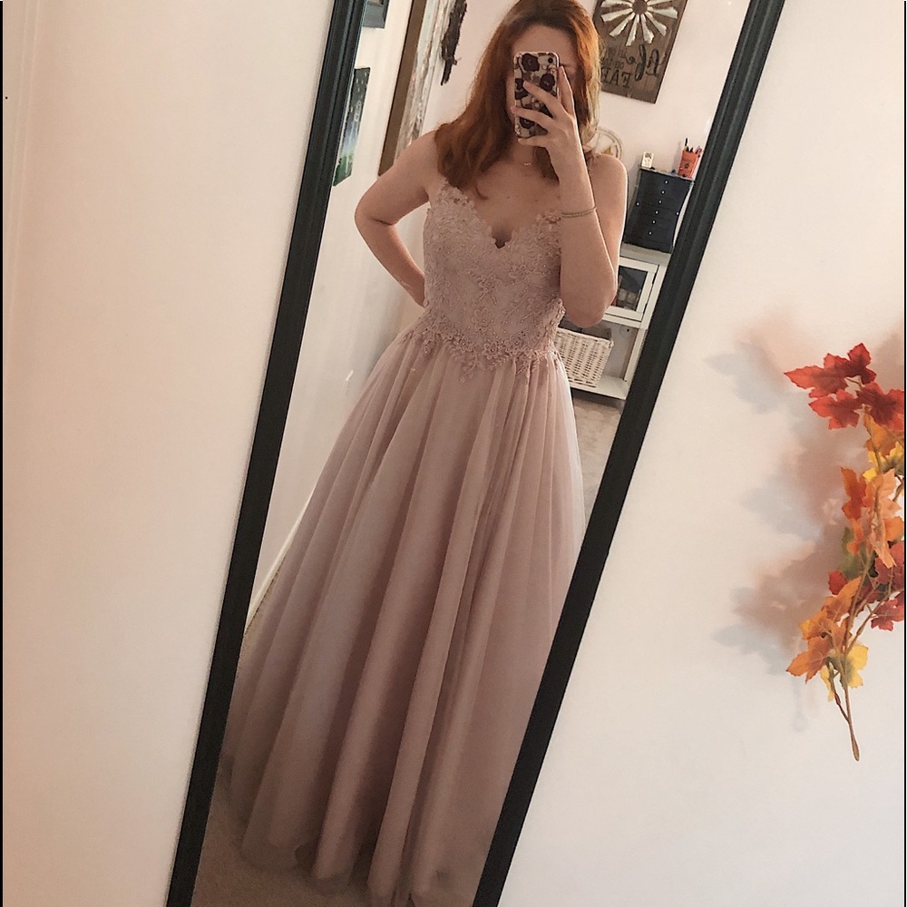 Aurora Light Pink Ball Gown